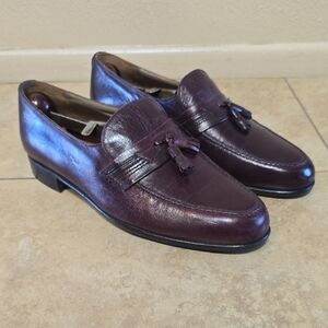 Men's Leather Loafers in Deep Brown